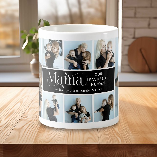 Sentimental Photo Collage Mama Keepsake Coffee Mug (Creator Uploaded)