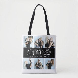 Sentimental Photo Collage Mama Keepsake Tote Bag