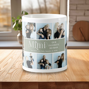Sentimental Photo Collage Mimi Keepsake Coffee Mug