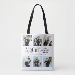 Sentimental Photo Collage Mom Keepsake  Tote Bag