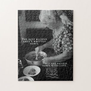 Sentimental Photo Memento Keepsake Custom Message Jigsaw Puzzle