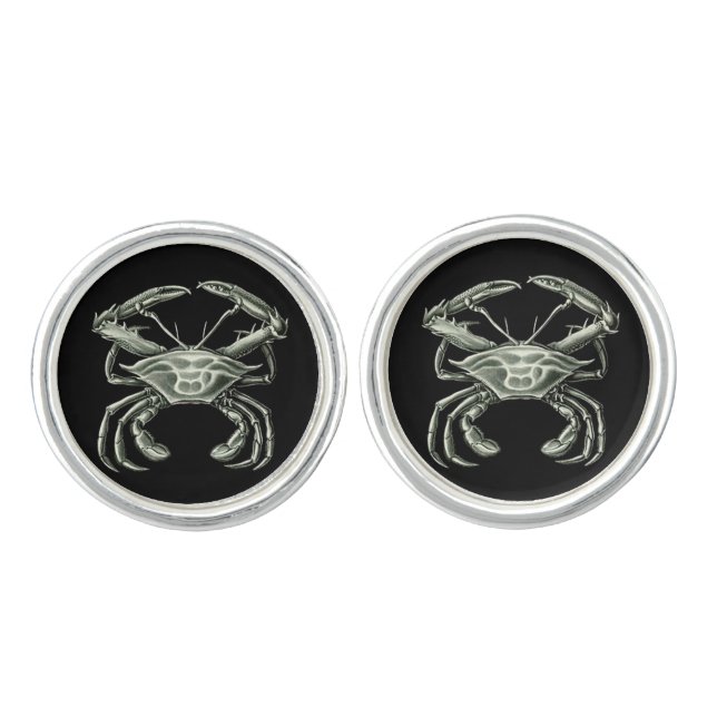 Sentinel Crab Cufflinks (Front)