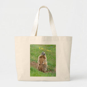 Sentinel marmot large tote bag