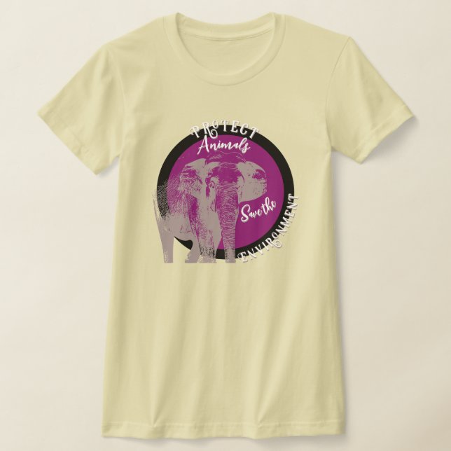 Sentinel of Harmony: A Call to Conservation T-Shirt (Laydown)