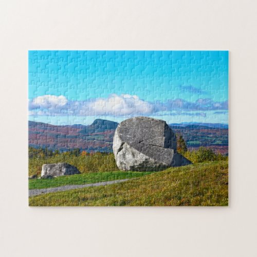 Sentinel Rock Lake Willoughby Vermont Jigsaw Puzzle