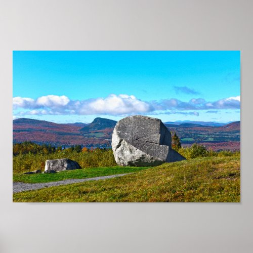 Sentinel Rock Westmore Vermont Poster