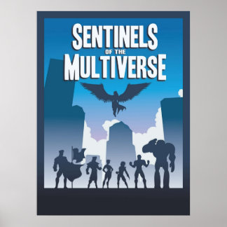 Sentinels of the Multiverse Board Game Minimalist Poster