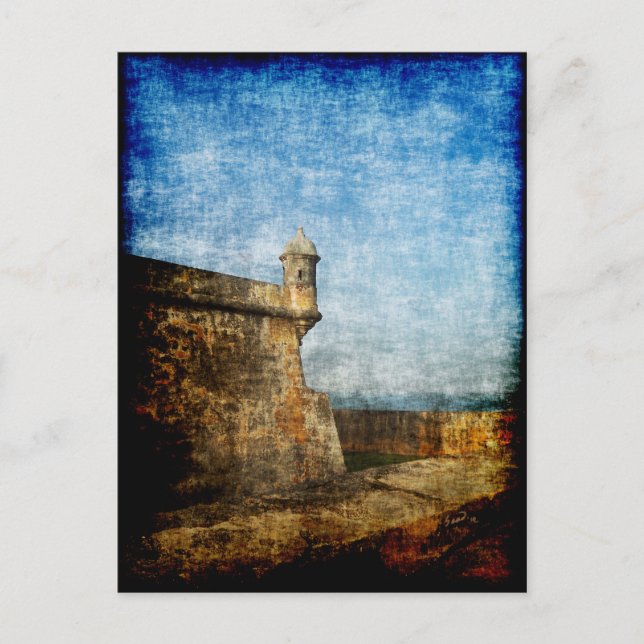 Sentry Post Old San Juan Postcard (Front)