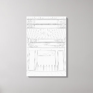 Seongeunjeong Tombs Seoul Korea Coloring Canvas Print