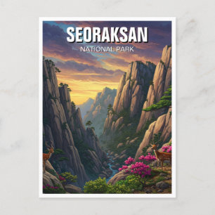 Seoraksan National Park Korea Postcard