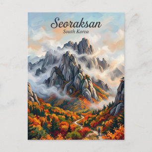 Seoraksan National Park South Korea Postcard