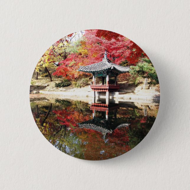 Seoul Autumn Colors Button (Front)