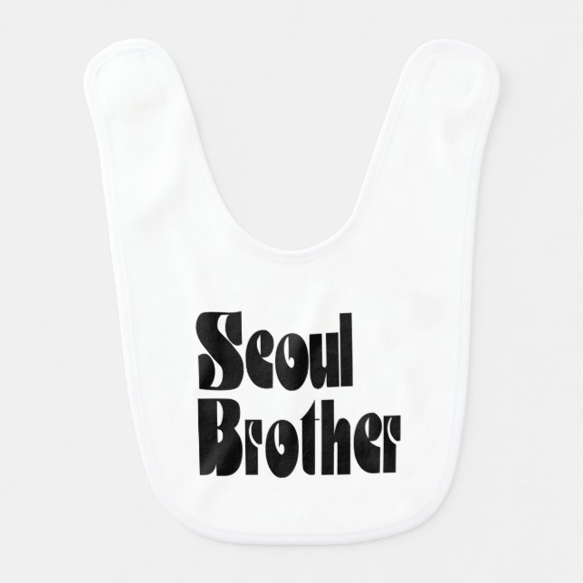 Seoul Brother Baby Bib (Front)