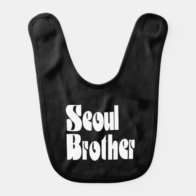 Seoul Brother Baby Bib (Front)
