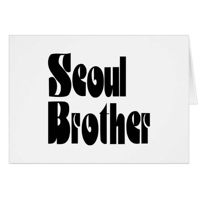 Seoul Brother Card (Front Horizontal)