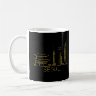 Seoul City Korea souvenir for men women 5 Coffee Mug