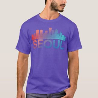 Seoul City Skyline South Korean Cityee friend T-Shirt