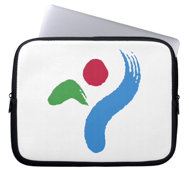 Seoul Flag Laptop Sleeve (Front)