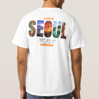 Seoul Korea Vintage Travel Graphic T-Shirt