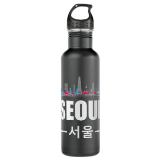 Seoul Kpop South Korea Korean Pop Gift Stainless Steel Water Bottle