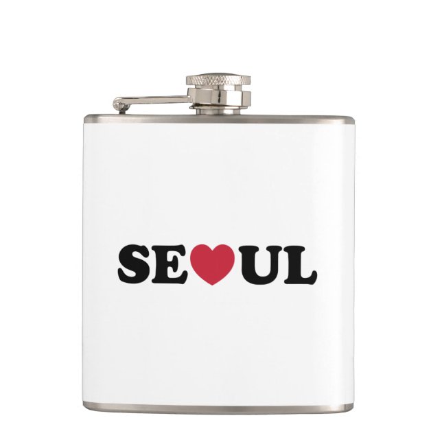 Seoul Love Heart Flask (Front)