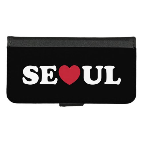 Seoul Love Heart iPhone 87 Wallet Case