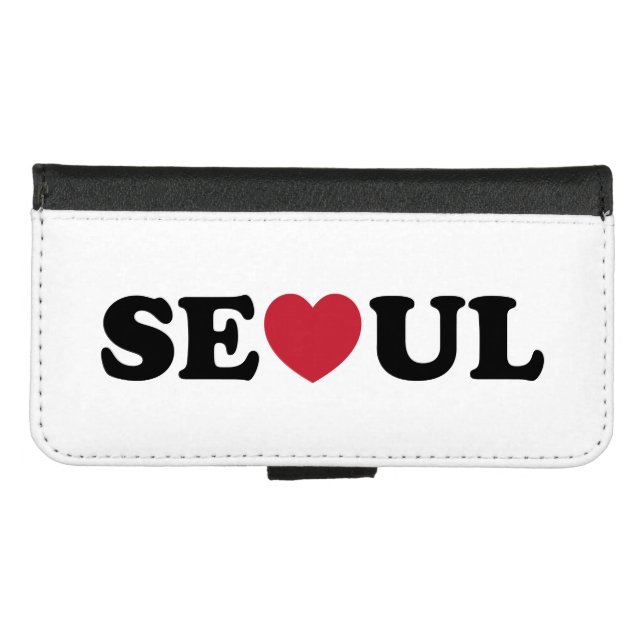 Seoul Love Heart iPhone Wallet Case (Front (Horizontal))