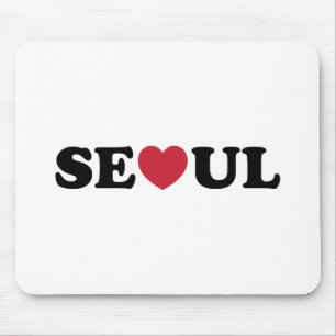 Seoul Love Heart Mouse Pad