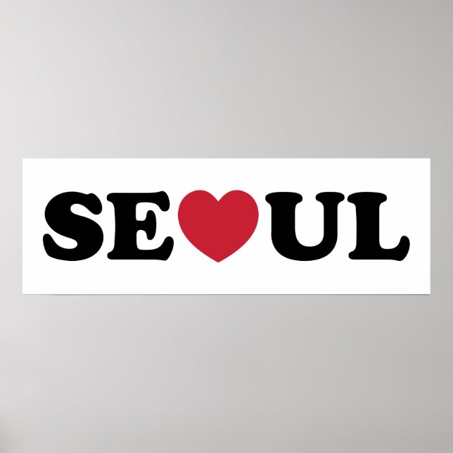 Seoul Love Heart Poster (Front)