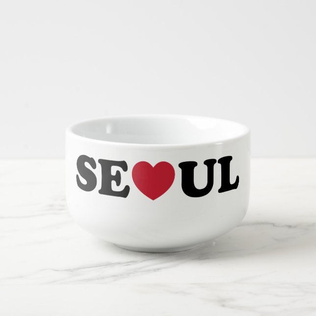 Seoul Love Heart Soup Mug (Front)