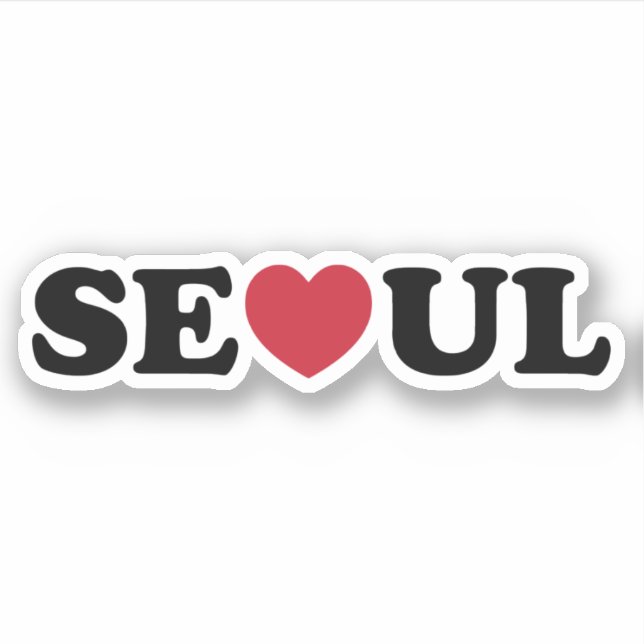 Seoul Love Heart Sticker (Front)