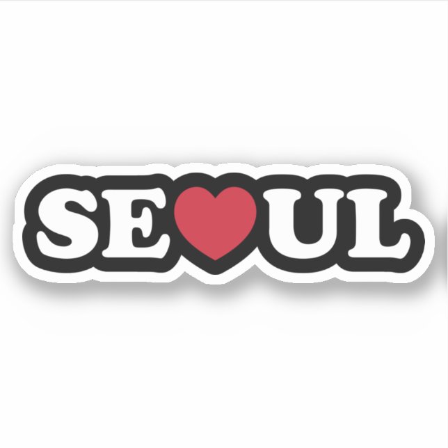 Seoul Love Heart Sticker (Front)