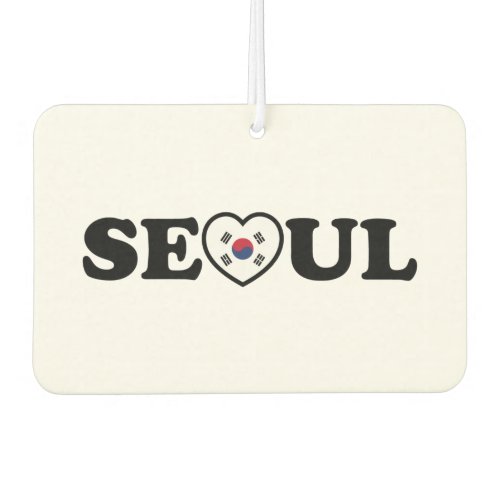 Seoul Love Heart Taegeukgi Flag Air Freshener