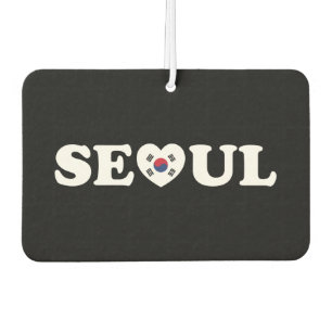 Seoul Love Heart Taegeukgi Flag Air Freshener