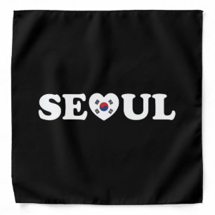 Seoul Love Heart Taegeukgi Flag Bandana