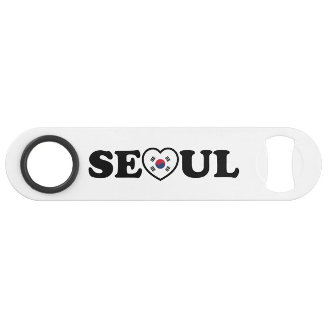 Seoul Love Heart Taegeukgi Flag Bar Key (Front (Horizontal))
