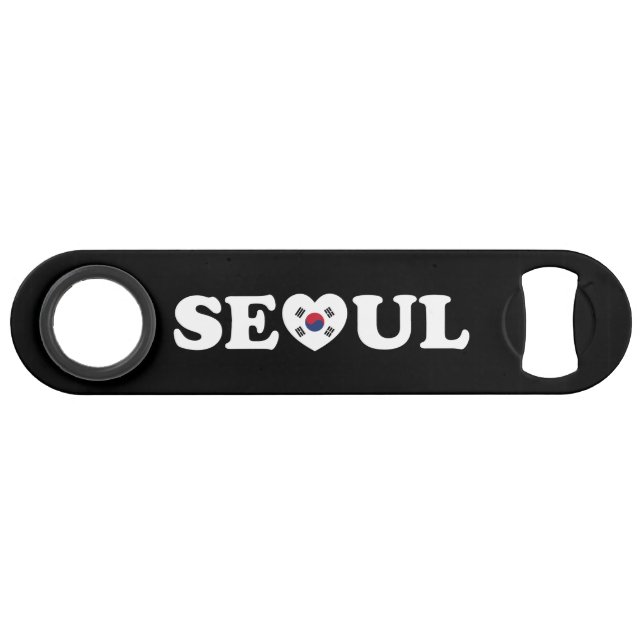 Seoul Love Heart Taegeukgi Flag Bar Key (Front (Horizontal))