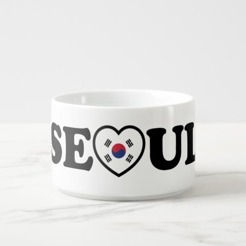 Seoul Love Heart Taegeukgi Flag Bowl