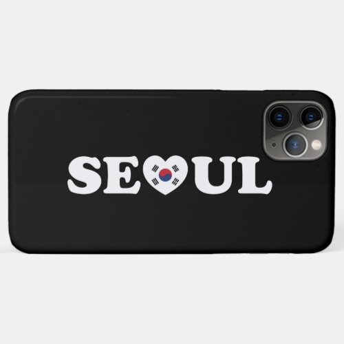 Seoul Love Heart Taegeukgi Flag iPhone 11 Pro Max Case