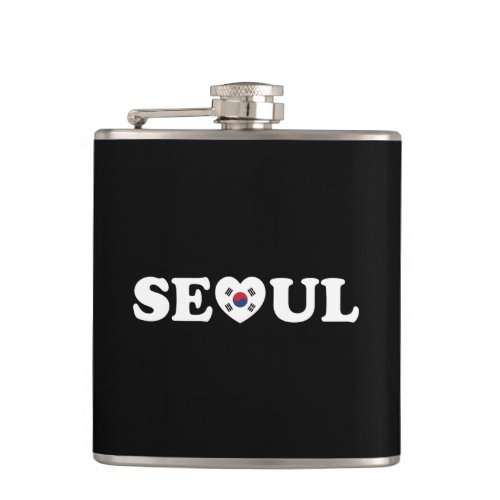 Seoul Love Heart Taegeukgi Flag Flask