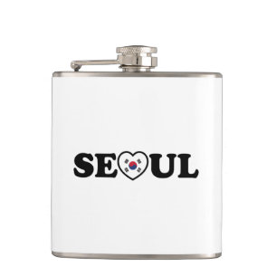 Seoul Love Heart Taegeukgi Flag Flask