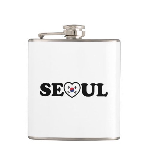 Seoul Love Heart Taegeukgi Flag Flask