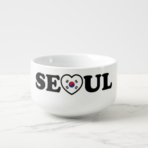 Seoul Love Heart Taegeukgi Flag Soup Mug