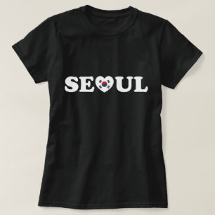Seoul Love Heart Taegeukgi Flag T-Shirt