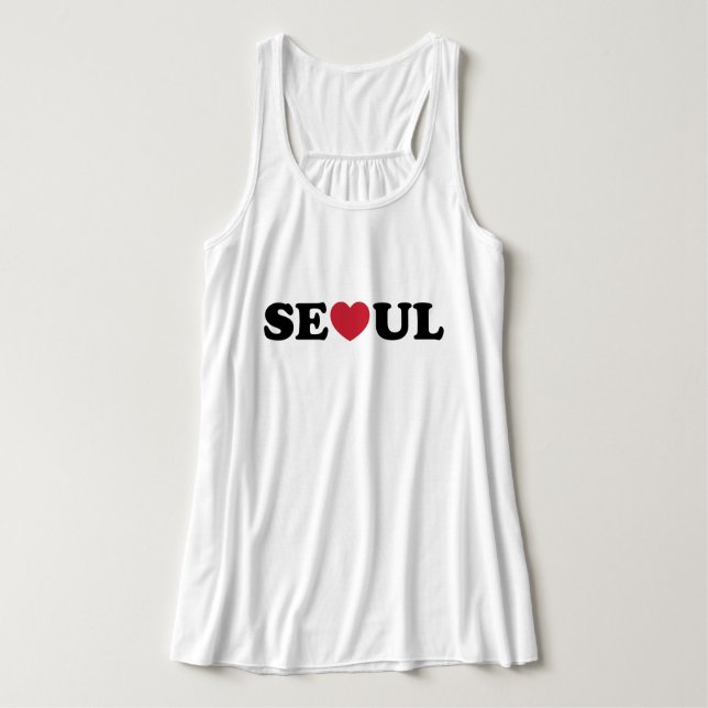 Seoul Love Heart Tank Top (Design Front)