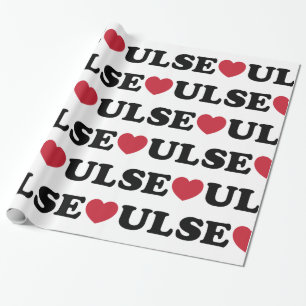Seoul Love Heart Wrapping Paper