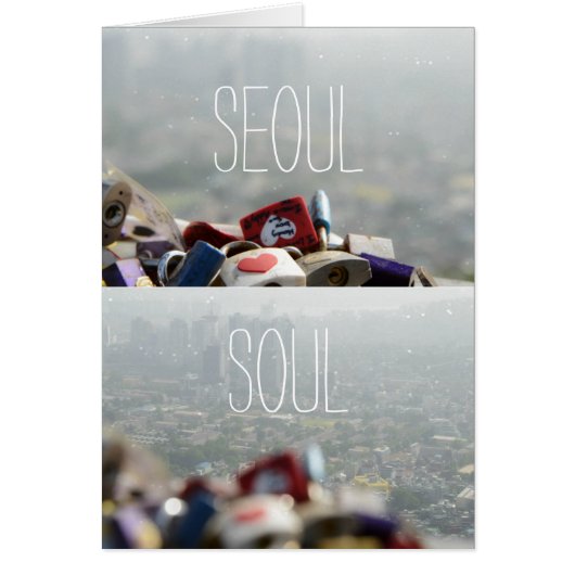 Seoul Love Locks Cards (Front)