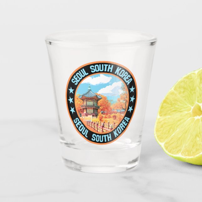 Seoul                                              shot glass (Front)