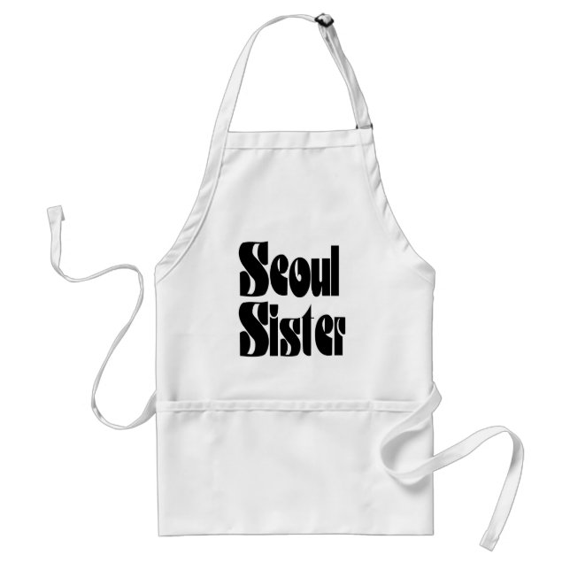 Seoul Sister Adult Apron (Front)
