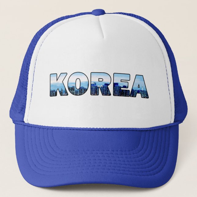 Seoul South Korea 019 Trucker Hat (Front)